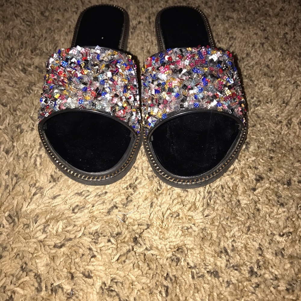 Multicolor Crystal Slides - Picture 2 of 4